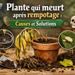 Plante qui meurt après rempotage