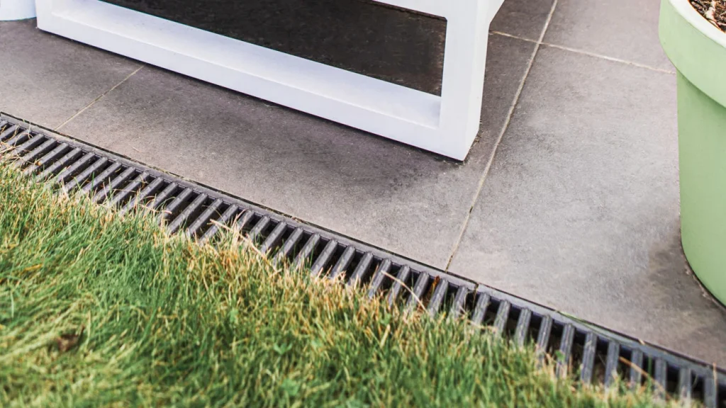 Caniveau terrasse