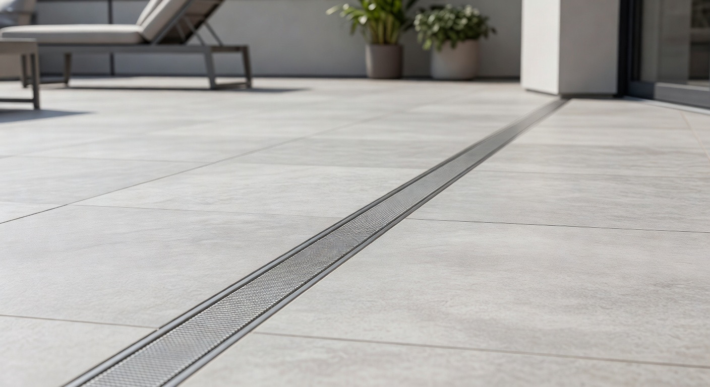 caniveau pour terrasse