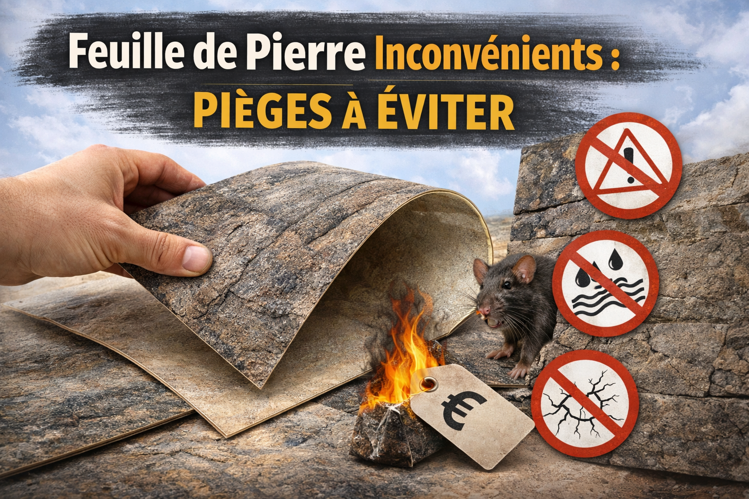 feuille de pierre inconvénients