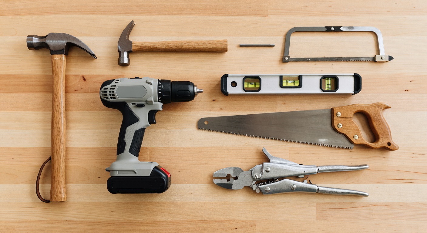 Outils en L – bricolage et rénovation maison