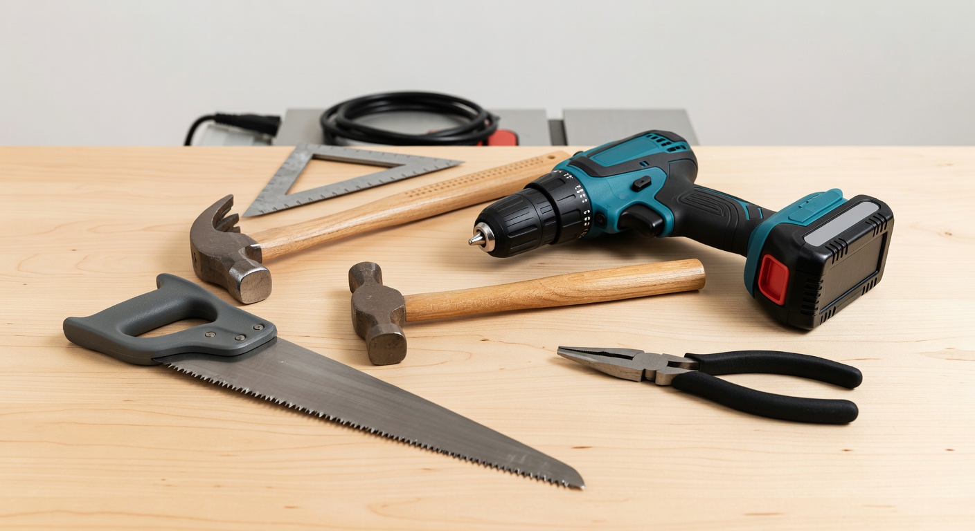 Outils en T – bricolage et rénovation maison