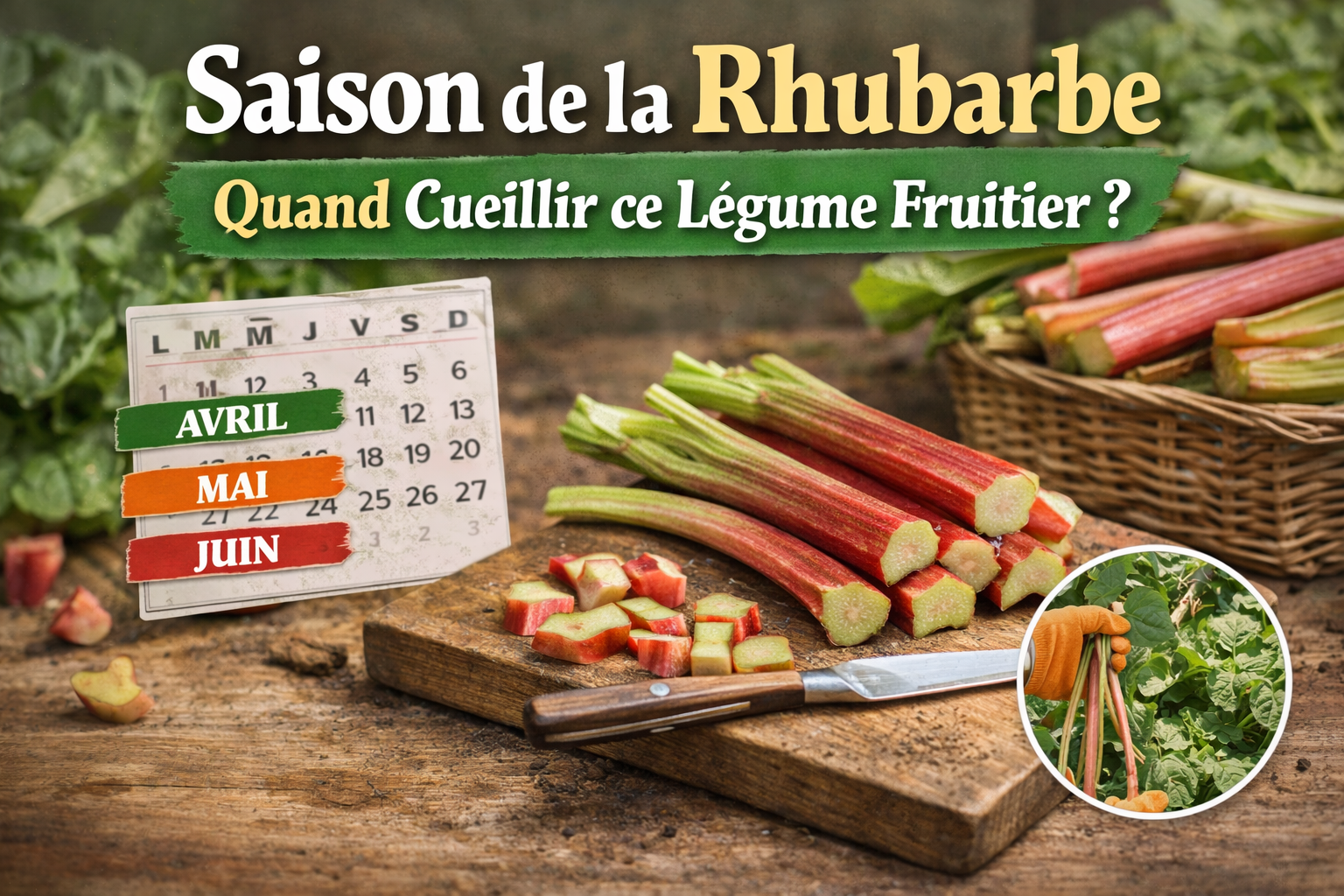 saison de la rubarbe