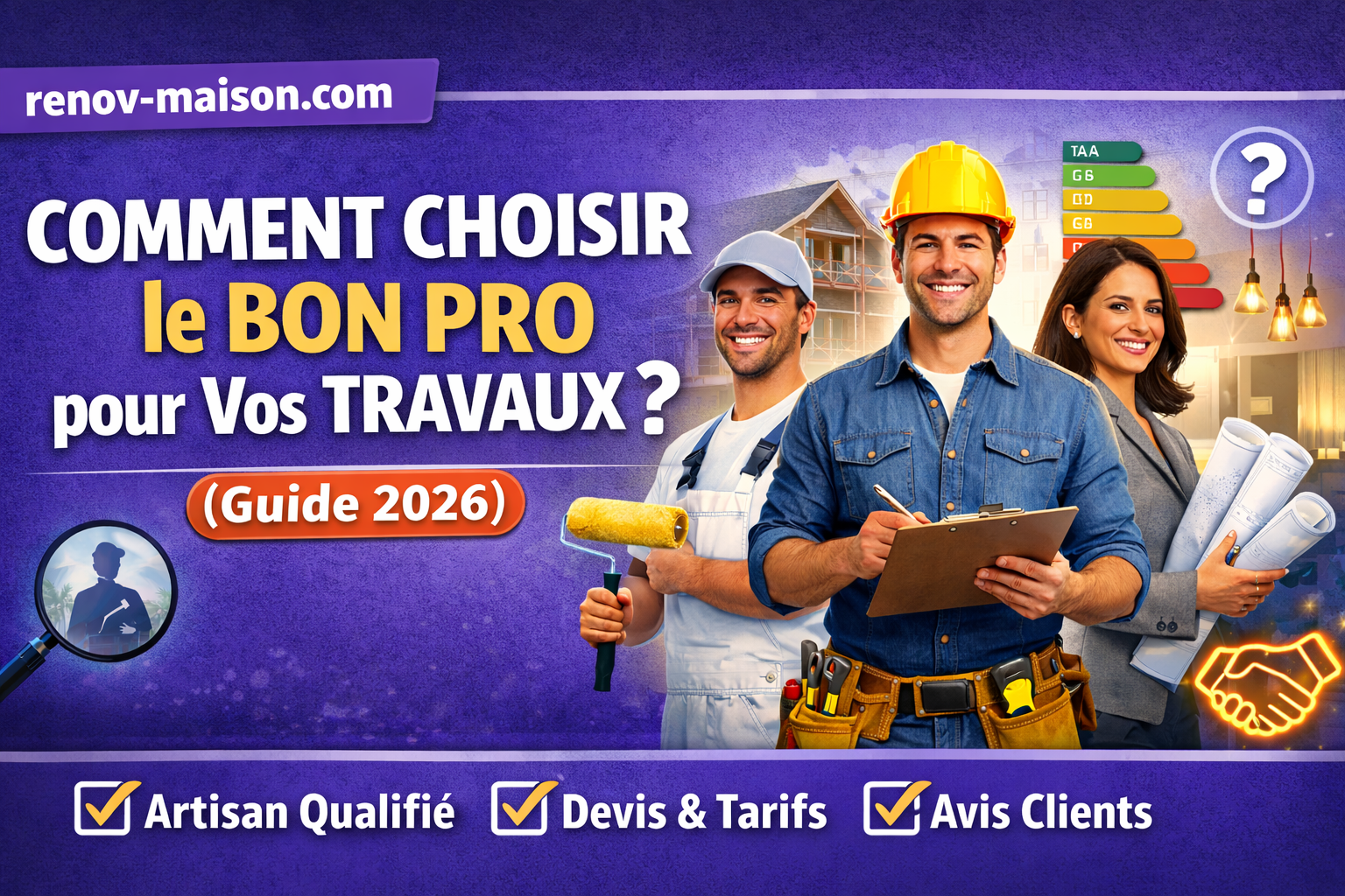 Travauxdepro.com Comment Choisir le Bon Pro pour Vos Travaux