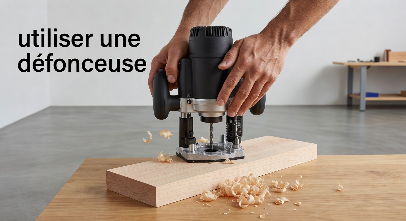 utiliser une défonceuse